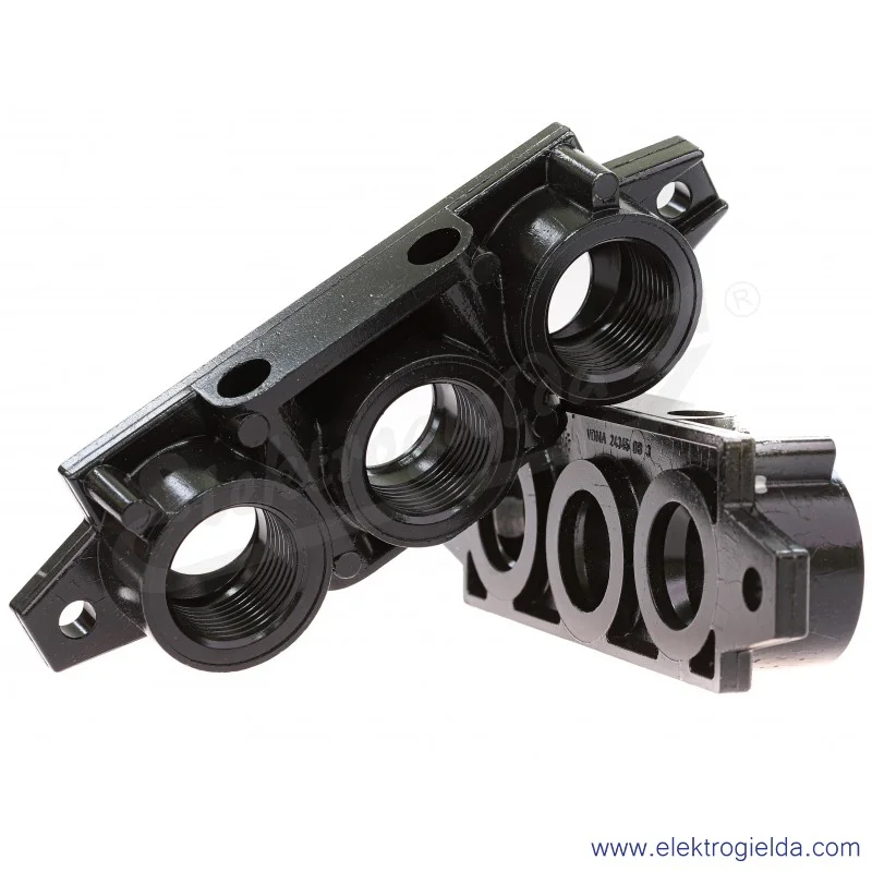 Bloki końcowe 903-H3, G1, ISO 3, max 10 Bar, 4350 l/min, do płyt blokowych przyłączeniowych (VDMA 24345), Camozzi Bloki końcowe 903-H3, G1, ISO 3, max 10 Bar, 4350 l/min, do płyt blokowych przyłączeniowych (VDMA 24345), Camozzi