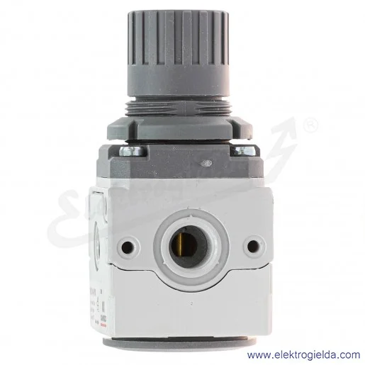 Reduktor ciśnienia MC104-R10, G1/4, zakres regulacji 0 ÷ 4 Bary, odpowietrzenie samoczynne, bez manometru, Camozzi Reduktor ciśnienia MC104-R10, G1/4, zakres regulacji 0 ÷ 4 Bary, odpowietrzenie samoczynne, bez manometru, Camozzi