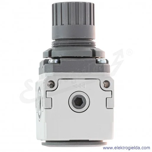 Reduktor ciśnienia MC104-R10, G1/4, zakres regulacji 0 ÷ 4 Bary, odpowietrzenie samoczynne, bez manometru, Camozzi Reduktor ciśnienia MC104-R10, G1/4, zakres regulacji 0 ÷ 4 Bary, odpowietrzenie samoczynne, bez manometru, Camozzi