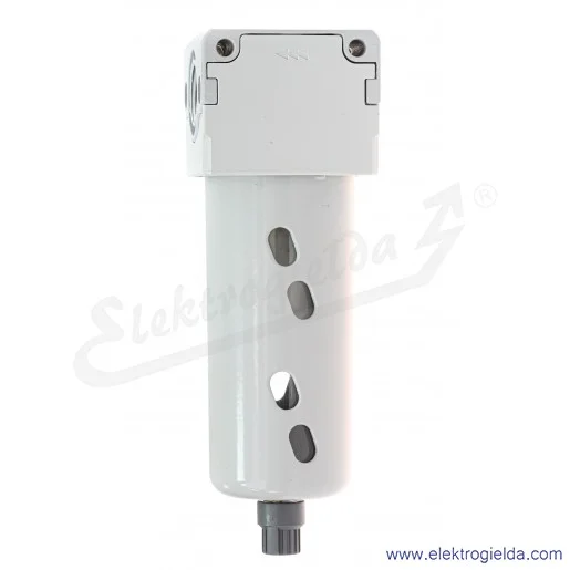 Filtr powietrza MC202-F10, G1/2, filtracja 5 µm, 0,3 ÷ 16 bar, 5100 l/min, spust półautomatyczny, Camozzi Filtr powietrza MC202-F10, G1/2, filtracja 5 µm, 0,3 ÷ 16 bar, 5100 l/min, spust półautomatyczny, Camozzi