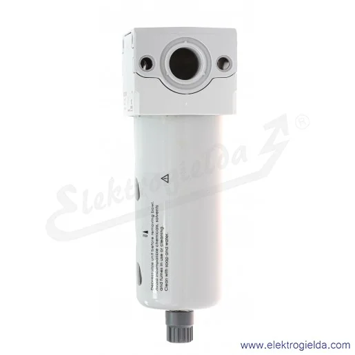 Filtr powietrza MC202-F00, G1/2, filtracja 25 µm, 0,3 ÷ 16 bar, 5100 l/min, spust półautomatyczny, Camozzi Filtr powietrza MC202-F00, G1/2, filtracja 25 µm, 0,3 ÷ 16 bar, 5100 l/min, spust półautomatyczny, Camozzi