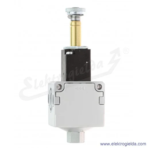 Zawór odcinający elektromagnetyczny MC104-V16, 3/2 NC, monostabilny, G1/4, 2 ÷ 10 bar, 1600 l/min, bistabilne wysterowane ręczne Zawór odcinający elektromagnetyczny MC104-V16, 3/2 NC, monostabilny, G1/4, 2 ÷ 10 bar, 1600 l/min, bistabilne wysterowane ręczne