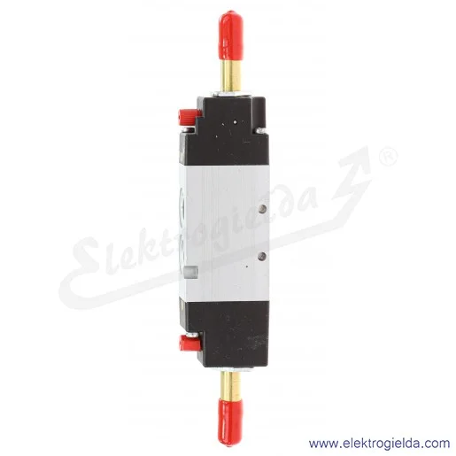 Zawór rozdzielający elektromagnetyczny 354-011-02IL, 5/2 bistabilny, G1/4, 1.5-10 Bar, 1300 l/min, ręczne wysterowanie za pomocą Zawór rozdzielający elektromagnetyczny 354-011-02IL, 5/2 bistabilny, G1/4, 1.5-10 Bar, 1300 l/min, ręczne wysterowanie za pomocą