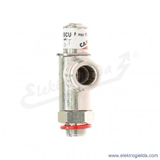 Zawór dławiąco- zwrotny GSCU 804-1/8-8, G1/8, Fi 8, 1-10 bar, 440 l/min, dławienie na wypływie, regulacja śrubokrętem, Camozzi Zawór dławiąco- zwrotny GSCU 804-1/8-8, G1/8, Fi 8, 1-10 bar, 440 l/min, dławienie na wypływie, regulacja śrubokrętem, Camozzi