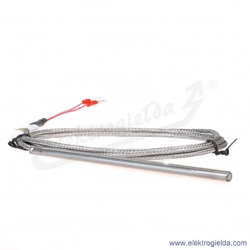 Czujnik temperatury AR131-Pt100-B-6-150-1,5-6-3-400C Pt100, klasa B, fi 6x150, przewód 1.5m, 2x oplot włókno szklane, do 400°C Czujnik temperatury AR131-Pt100-B-6-150-1,5-6-3-400C Pt100, klasa B, fi 6x150, przewód 1.5m, 2x oplot włókno szklane, do 400°C