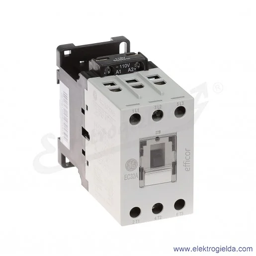 Stycznik EC32A300B110 110V AC 50/60 HZ, 15KW/400V AC-3, 60A AC-1, 3-polowy Stycznik EC32A300B110 110V AC 50/60 HZ, 15KW/400V AC-3, 60A AC-1, 3-polowy