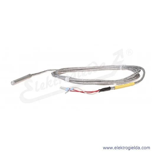 Czujnik temperatury AR131-Pt100-B-6-50-1,5-6-3-400C Pt100, typ B, fi 6x50mm, przewód 1.5m, 2x oplot z włókna szklanego, do 400°C Czujnik temperatury AR131-Pt100-B-6-50-1,5-6-3-400C Pt100, typ B, fi 6x50mm, przewód 1.5m, 2x oplot z włókna szklanego, do 400°C