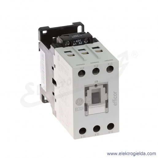 Stycznik EC32A300B042 42V AC 50/60 HZ, 15KW/400V AC-3, 60A AC-1, 3-polowy Stycznik EC32A300B042 42V AC 50/60 HZ, 15KW/400V AC-3, 60A AC-1, 3-polowy