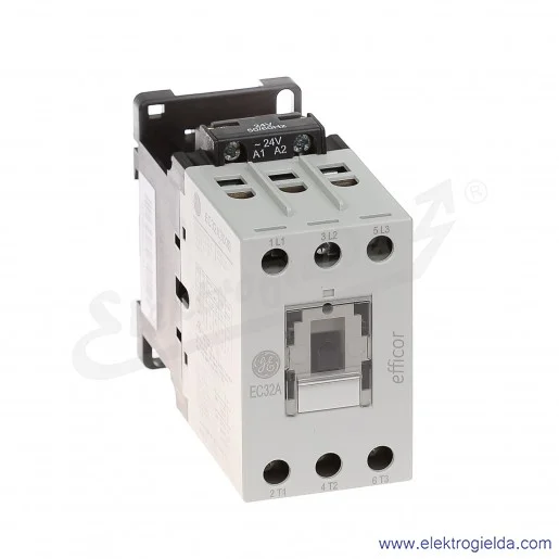 Stycznik EC32A300B024 24V AC 50/60 HZ, 15KW/400V AC-3, 60A AC-1, 3-polowy Stycznik EC32A300B024 24V AC 50/60 HZ, 15KW/400V AC-3, 60A AC-1, 3-polowy