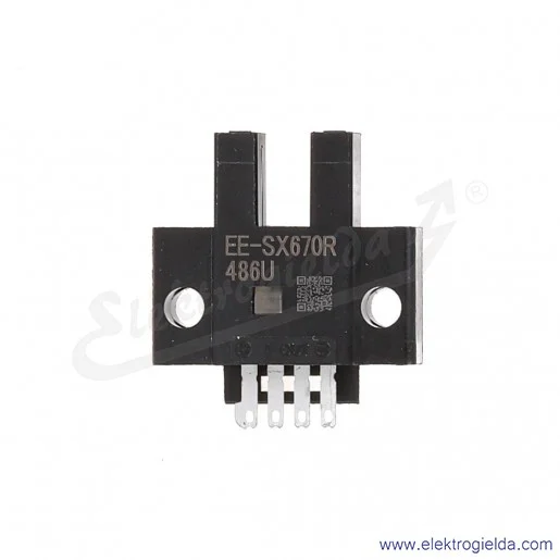 Mikroczujnik szczelinowy EE-SX670R, zasięg 5mm, PNP Dark-ON, Light-ON, 5..24VDC Mikroczujnik szczelinowy EE-SX670R, zasięg 5mm, PNP Dark-ON, Light-ON, 5..24VDC