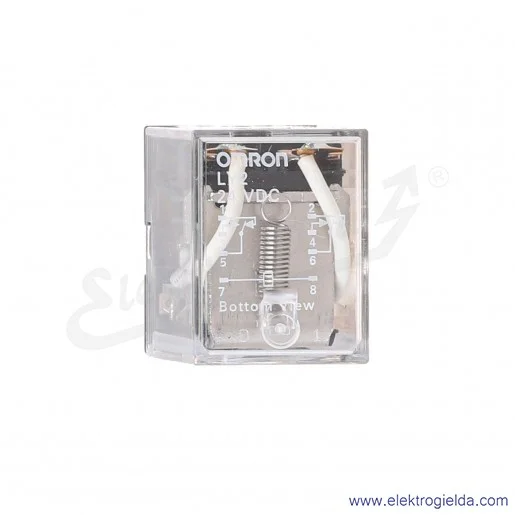 Przekaźnik elektromagnetyczny LY2 24VDC 8-pinowy, DPDT, 10A Przekaźnik elektromagnetyczny LY2 24VDC 8-pinowy, DPDT, 10A