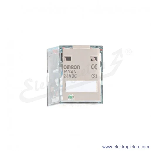 Przekaźnik elektromagnetyczny MY4N 24VDC 4-polowy PDT 220VAC 24VDC, montaż na podstawce Przekaźnik elektromagnetyczny MY4N 24VDC 4-polowy PDT 220VAC 24VDC, montaż na podstawce