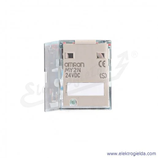 Przekaźnik elektromagnetyczny MY2N 24VDC(S) 10A DPDT 250VAC 125VDC, montaż na podstawce Przekaźnik elektromagnetyczny MY2N 24VDC(S) 10A DPDT 250VAC 125VDC, montaż na podstawce