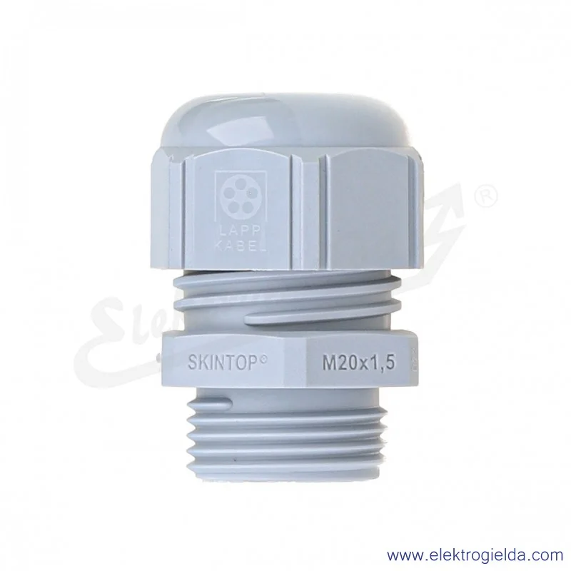 Dławnica 53111020 M20x1.5 ST-M szara RAL 7001 SGY SKINTOP pod klucz 25 Dławnica 53111020 M20x1.5 ST-M szara RAL 7001 SGY SKINTOP pod klucz 25