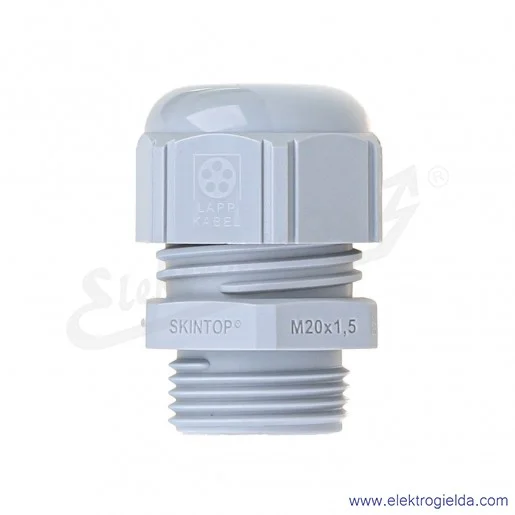 Dławnica 53111020 M20x1.5 ST-M szara RAL 7001 SGY SKINTOP pod klucz 25 Dławnica 53111020 M20x1.5 ST-M szara RAL 7001 SGY SKINTOP pod klucz 25