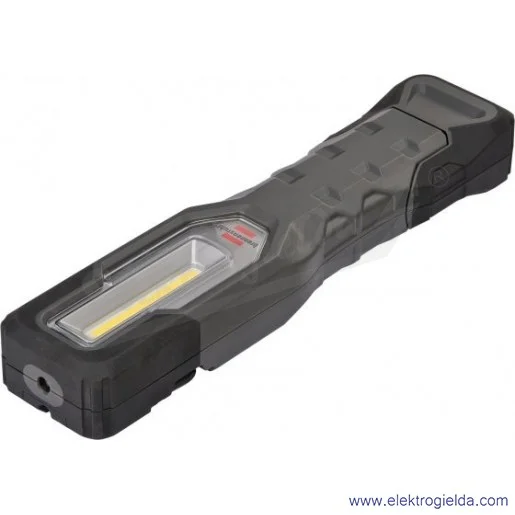 Lampa ręczna akumulatorowa 1175680 Brennenstuhl HL1000A LED COB+SMD 1000lm + 200lm, 6500K, IP54 Lampa ręczna akumulatorowa 1175680 Brennenstuhl HL1000A LED COB+SMD 1000lm + 200lm, 6500K, IP54