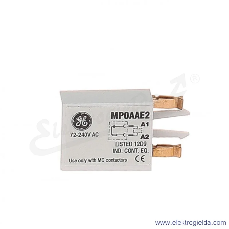 Ogranicznik przepięć MP0AAE2 RC 72-250VAC do MC0/1/2 Ogranicznik przepięć MP0AAE2 RC 72-250VAC do MC0/1/2