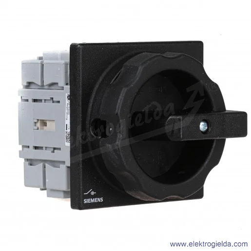 Rozłącznik główny3LD2704-0TK51 3-BIEGUNOWY ,MOC 30KW /AC-3; PRĄD: IU 100A , Z CZARNYM NAPĘDEM OBROTOWYMM Rozłącznik główny3LD2704-0TK51 3-BIEGUNOWY ,MOC 30KW /AC-3; PRĄD: IU 100A , Z CZARNYM NAPĘDEM OBROTOWYMM