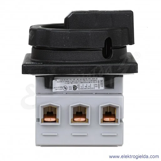 Rozłącznik główny3LD2704-0TK51 3-BIEGUNOWY ,MOC 30KW /AC-3; PRĄD: IU 100A , Z CZARNYM NAPĘDEM OBROTOWYMM Rozłącznik główny3LD2704-0TK51 3-BIEGUNOWY ,MOC 30KW /AC-3; PRĄD: IU 100A , Z CZARNYM NAPĘDEM OBROTOWYMM