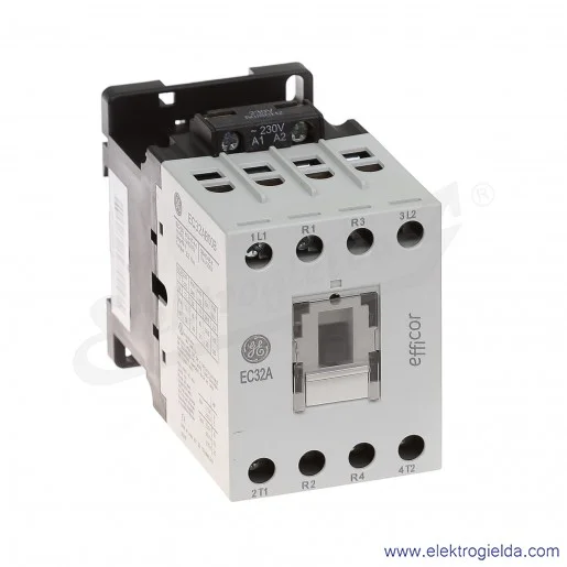 Stycznik EC32AB00B230 230V AC 50/60 HZ, 2NO+2NC, 15KW/400V AC-3, 60A AC-1, 4-polowy Stycznik EC32AB00B230 230V AC 50/60 HZ, 2NO+2NC, 15KW/400V AC-3, 60A AC-1, 4-polowy