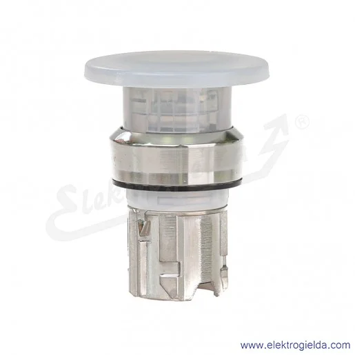 Napęd przycisku grzybkowego 3SU1051-1BD60-0AA0 podświetlany, fi 22mm, okrągły 40mm biały, kołnierz metalowy błyszczący, z samopo Napęd przycisku grzybkowego 3SU1051-1BD60-0AA0 podświetlany, fi 22mm, okrągły 40mm biały, kołnierz metalowy błyszczący, z samopo