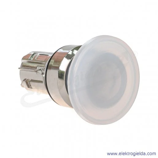 Napęd przycisku grzybkowego 3SU1051-1BD60-0AA0 podświetlany, fi 22mm, okrągły 40mm biały, kołnierz metalowy błyszczący, z samopo Napęd przycisku grzybkowego 3SU1051-1BD60-0AA0 podświetlany, fi 22mm, okrągły 40mm biały, kołnierz metalowy błyszczący, z samopo