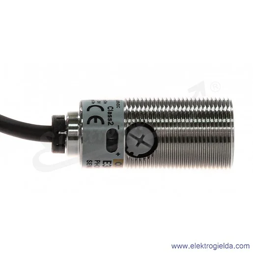 Czujnik odbiciowy E3FB-DP12 zasięg 0.300mm, zasilanie 10..30VDC, PNP, Dark-ON lub Light-ON, obudowa M18 IP67, przewód 2m Czujnik odbiciowy E3FB-DP12 zasięg 0.300mm, zasilanie 10..30VDC, PNP, Dark-ON lub Light-ON, obudowa M18 IP67, przewód 2m