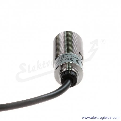 Czujnik odbiciowy E3FB-DP12 zasięg 0.300mm, zasilanie 10..30VDC, PNP, Dark-ON lub Light-ON, obudowa M18 IP67, przewód 2m Czujnik odbiciowy E3FB-DP12 zasięg 0.300mm, zasilanie 10..30VDC, PNP, Dark-ON lub Light-ON, obudowa M18 IP67, przewód 2m