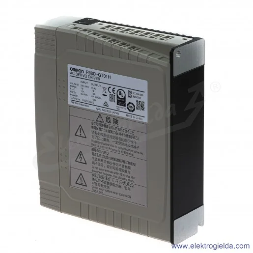 Serwonapęd R88D-GT01H zasilanie 230VAC, 0.1kW, 0.32nM, 3000obr/min Serwonapęd R88D-GT01H zasilanie 230VAC, 0.1kW, 0.32nM, 3000obr/min