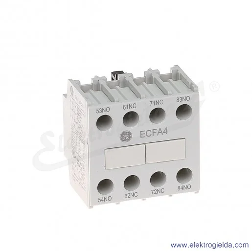 Blok styków pomocniczych ECFA422S czołowe 2NO+2NC Blok styków pomocniczych ECFA422S czołowe 2NO+2NC