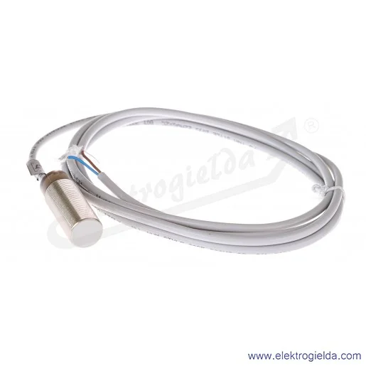 Czujnik indukcyjny PCID 5Z 10..30VDC, zasięg 5mm, NO, tuleja M18, czoło kryte, 2 przewodowy 2m, długość 50mm Czujnik indukcyjny PCID 5Z 10..30VDC, zasięg 5mm, NO, tuleja M18, czoło kryte, 2 przewodowy 2m, długość 50mm