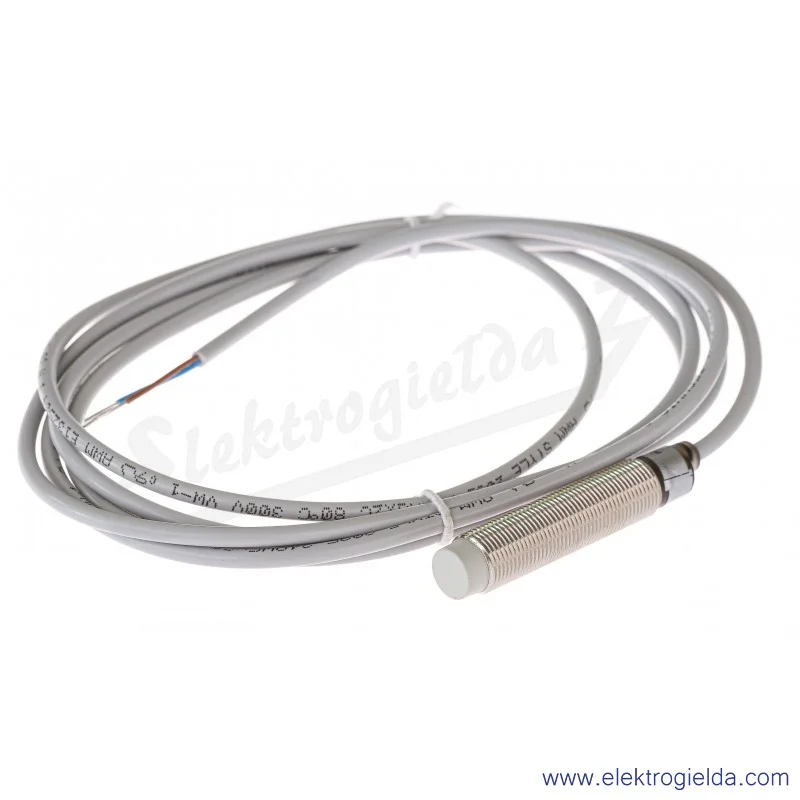 Czujnik indukcyjny PCID8ZM12602M PCID 8Z 10..30VDC, zasięg 8mm, NO, tuleja M12, przewód 2m, czoło wystające, długość czujnika 60 Czujnik indukcyjny PCID8ZM12602M PCID 8Z 10..30VDC, zasięg 8mm, NO, tuleja M12, przewód 2m, czoło wystające, długość czujnika 60