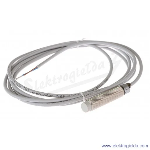 Czujnik indukcyjny PCID8ZM12602M PCID 8Z 10..30VDC, zasięg 8mm, NO, tuleja M12, przewód 2m, czoło wystające, długość czujnika 60 Czujnik indukcyjny PCID8ZM12602M PCID 8Z 10..30VDC, zasięg 8mm, NO, tuleja M12, przewód 2m, czoło wystające, długość czujnika 60