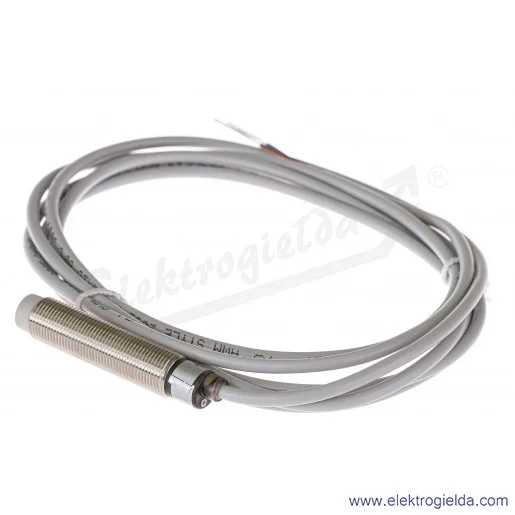 Czujnik indukcyjny PCID8ZM12602M PCID 8Z 10..30VDC, zasięg 8mm, NO, tuleja M12, przewód 2m, czoło wystające, długość czujnika 60 Czujnik indukcyjny PCID8ZM12602M PCID 8Z 10..30VDC, zasięg 8mm, NO, tuleja M12, przewód 2m, czoło wystające, długość czujnika 60