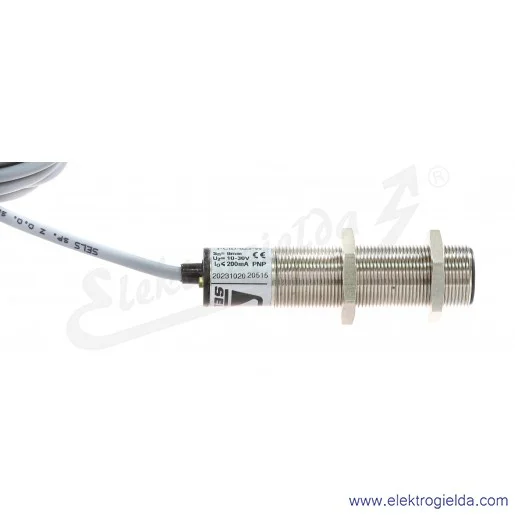 Czujnik indukcyjny PCID8ZPW 8mm M18 10-30VDC 200Hz NO PNP czoło kryte IP67 Czujnik indukcyjny PCID8ZPW 8mm M18 10-30VDC 200Hz NO PNP czoło kryte IP67