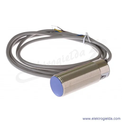 Czujnik pojemnościowy CAWM3020RM 20..250VAC, zasięg 20mm, NC, tuleja M30, przewód 2m, długość 80mm Czujnik pojemnościowy CAWM3020RM 20..250VAC, zasięg 20mm, NC, tuleja M30, przewód 2m, długość 80mm