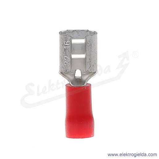 Wsuwka izolowana NI 6,3-1/0,8 PCV z tuleją izolacyjną Wsuwka izolowana NI 6,3-1/0,8 PCV z tuleją izolacyjną