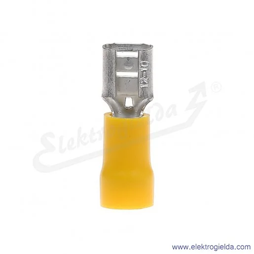 Wsuwka izolowana NI 6,3-6/0,8 PCV z tuleją izolacyjną Wsuwka izolowana NI 6,3-6/0,8 PCV z tuleją izolacyjną