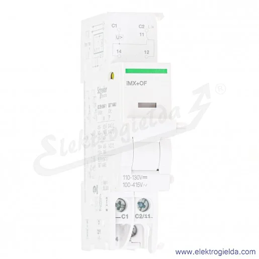 Wyzwalacz wzrostowy A9A26946 iMX+OF 100...415VAC ze stykiem pomocniczym 1 NO/NC Wyzwalacz wzrostowy A9A26946 iMX+OF 100...415VAC ze stykiem pomocniczym 1 NO/NC