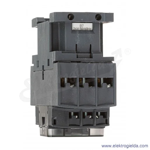 LC1D38B7 1z+1r 18,5kW 50A Uc 24 VAC 50/60Hz Stycznik zaciski śrubowe LC1D38B7 1z+1r 18,5kW 50A Uc 24 VAC 50/60Hz Stycznik zaciski śrubowe