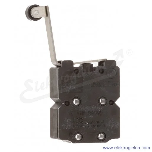 Łącznik krańcowy 83-136 58G miniaturowy z dźwignią zagiętą i rolką 2Z+2R Łącznik krańcowy 83-136 58G miniaturowy z dźwignią zagiętą i rolką 2Z+2R