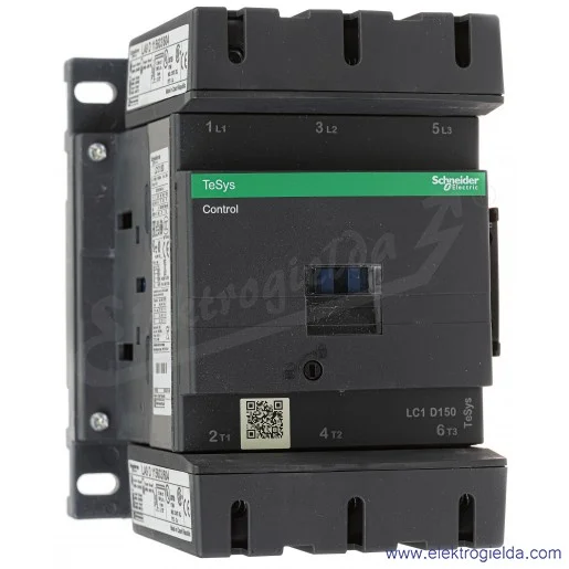 LC1D150P7 1z+1r 75kW 200A Uc 230 VAC 50/60Hz Stycznik zaciski śrubowe LC1D150P7 1z+1r 75kW 200A Uc 230 VAC 50/60Hz Stycznik zaciski śrubowe