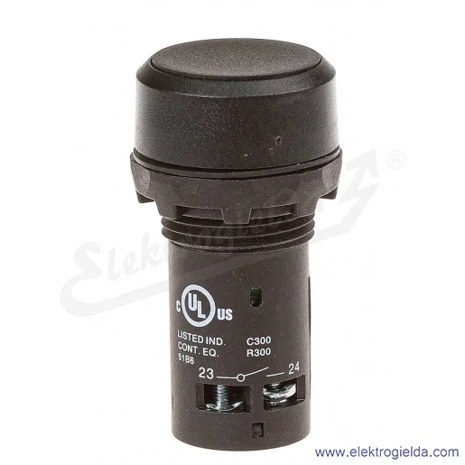 Przycisk CP1-10B-20 płaski czarny 2NO monostabilny Przycisk CP1-10B-20 płaski czarny 2NO monostabilny