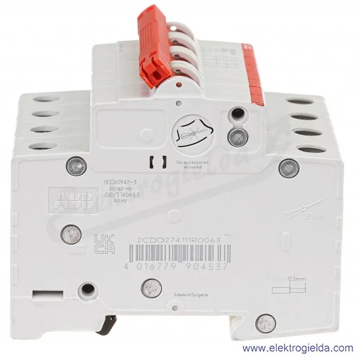 Rozłącznik główny SHD204/63 4P 63A Rozłącznik główny SHD204/63 4P 63A