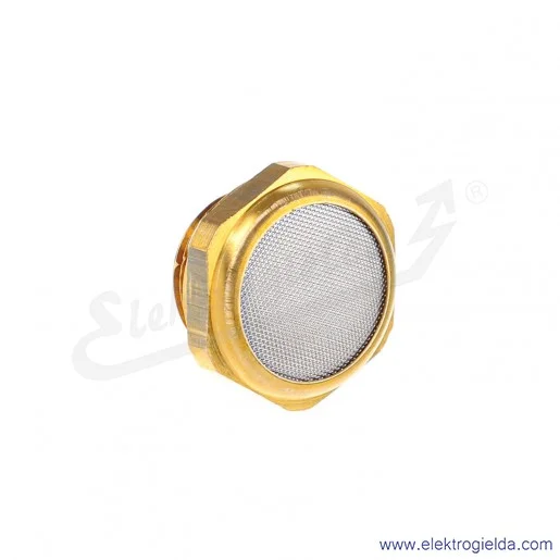 Tłumik hałasu płaski 2901-1/2, max 10 Bar, 3400 l/min, obudowa z brązu, element tłymiący stal nierdzewna, gwint zewnętrzny, Camo Tłumik hałasu płaski 2901-1/2, max 10 Bar, 3400 l/min, obudowa z brązu, element tłymiący stal nierdzewna, gwint zewnętrzny, Camo