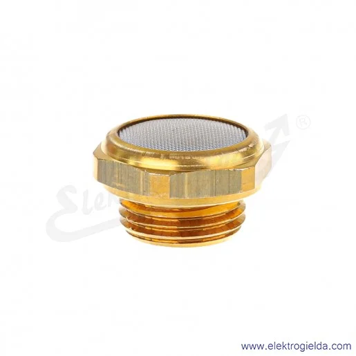 Tłumik hałasu płaski 2901-1/2, max 10 Bar, 3400 l/min, obudowa z brązu, element tłymiący stal nierdzewna, gwint zewnętrzny, Camo Tłumik hałasu płaski 2901-1/2, max 10 Bar, 3400 l/min, obudowa z brązu, element tłymiący stal nierdzewna, gwint zewnętrzny, Camo