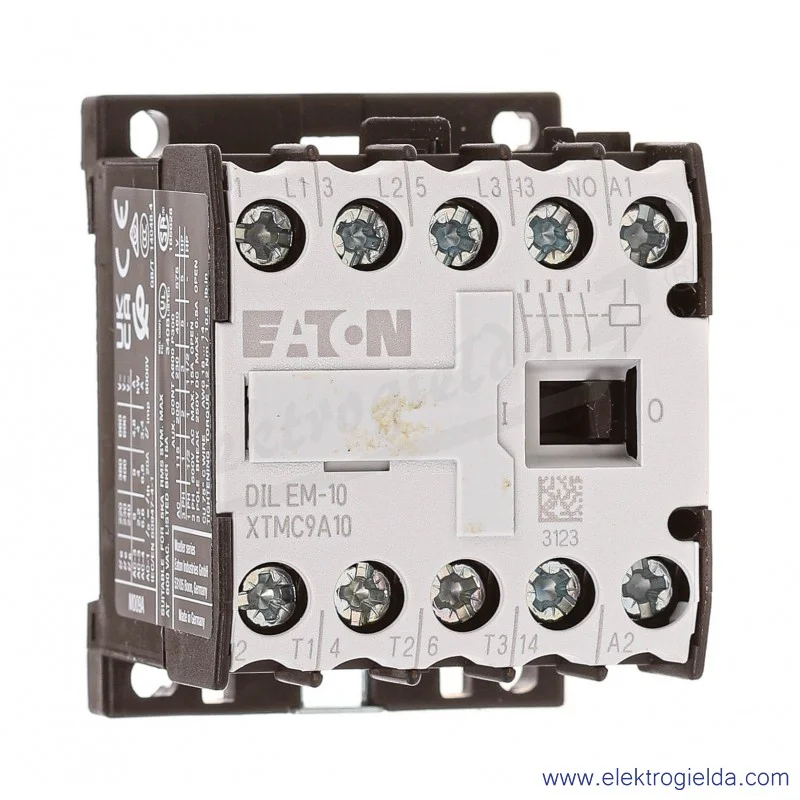 Stycznik DILEM-10(24V50/60HZ) 3P+1NO 4kW 9A Us 24VAC Stycznik DILEM-10(24V50/60HZ) 3P+1NO 4kW 9A Us 24VAC