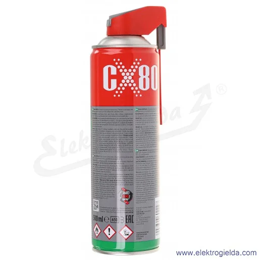 Preparat czyszczący CONTACX 500ml Czyszczenie styków i elementów elektroniki Preparat czyszczący CONTACX 500ml Czyszczenie styków i elementów elektroniki