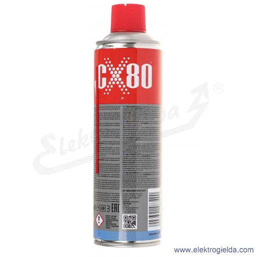 Sprężone powietrze CX80 AIR DUSTER 500ml Sprężone powietrze CX80 AIR DUSTER 500ml