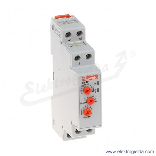 Przekaźnik czasowy TMM1 12-240VAC/DC, zakres czasowy 0,1s... 10dni, wielofunkcyjny Przekaźnik czasowy TMM1 12-240VAC/DC, zakres czasowy 0,1s... 10dni, wielofunkcyjny